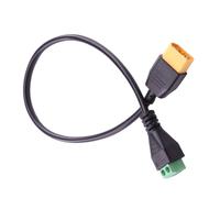 Limtula High Current Male to 2 Pin Screw Terminals Solderless Power Connectors Cable Suitable for Models Solar Panel Screw Terminal Adapters Cable