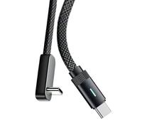 Limtula Illuminating Right Angled USB C Cable 1M 1.5M 2M Length Optional Fast Speed Data 100W for Various Device Home & Car USB C