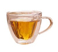 Limtula Insulated Heart Shape Glass Mug with Double Layered Heatproof Safe for Coffee Teas Romantics Valentines Day Mother Gift Double Walled Insulated Heart Shape Glass Cup