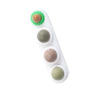 Limtula Interactive 360 Degree Rotating Catnips Toy Ball Promoting Exercise and Fun for Indoor and Outdoor Cats Treat Ball