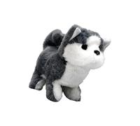 Limtula Interactive Electric Pet Dog Toy with Realistic Movement Voice Soft Plush Stuffed Puppy Toy for Toddler Craw Learning Electric Robot Dog