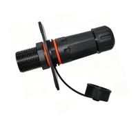 Limtula IP68 RJ45 Pass Through Connector Threaded Bulkhead Coupler, CAT6A