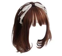 Limtula Japanese Lolita Headband Lace Bowknot Hair Hoop Headwear Hairpin Headdress Hair Accessories for Friend Birthday