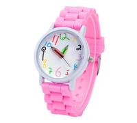 Limtula Kids Silicone Strap Watch Highlighting Pencil Grasps Numbers Security Hook Waterproof Fun Class Time Observer