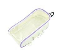 Limtula Large Capacity Pencil Bag Container Dustproof Makeup Holder Bag with Clear Window for School Offices Travel Daily Use Student Rudiments