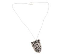 Limtula Leopard Pattern Necklace Sturdy PU Leather Materials for the Modern Woman ' s Wardrobe Fashion Accessory Unique Designs Necklace