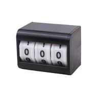 Limtula Lightweight Game Counter for Chess Classroom, Black THREE DIGITS