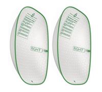 Limtula Litter Box Replacement Pad with LEFT RIGHT, 2pcs light green | Detachable Replacement Liner with LEFT RIGHT Setup Marks for Cats, Oxford Fabric, 40 X 40 Cm Litter Pans