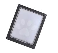 Limtula Lockable Pet Door with 2-Way Security for Small Dog, Black L | Security Flap Door with Clear View, 2-Way Locking, Easy Install for Cats Dogs, Get-in-Whenever Entry, Interior