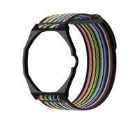 Limtula Loop Closure Watch Strap Woven Nylon Replacement | With Pull Tab Keeper Fits About 5.5 to 8.7 Inch Wrist Sizes Daily