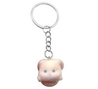 Limtula Lovely Keyring Pendant Flocking Animal Shaped Couple Rings Accessory Versatile Chain Jewelry For Keys Keychain