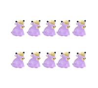 Limtula Luminescent Tiny Cow Figures to Hide Minis Highlands Cow Figurines Miniature Highlands Cows Sculpture for Fairy Garden Miniature Landscape Minis Figurines Bulk