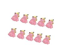 Limtula Luminescent Tiny Cow Figures to Hide Minis Highlands Cow Figurines Miniature Highlands Cows Sculpture for Fairy Garden Miniature Landscape Minis Figurines Bulk