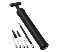 Limtula Manual Ball Pumps Small Sports Ball Inflator With Needle Nozzle Hoses Hand Pumps For Volleyballs Soccer Basketball Extension Hoses