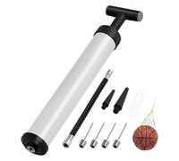 Limtula Manual Ball Pumps Small Sports Ball Inflator With Needle Nozzle Hoses Hand Pumps For Volleyballs Soccer Basketball Extension Hoses