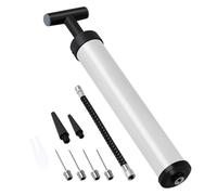 Limtula Manual Ball Pumps Small Sports Ball Inflator With Needle Nozzle Hoses Hand Pumps For Volleyballs Soccer Basketball Extension Hoses