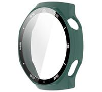 Limtula Materials Watch Case Housing Sleeve with Scale Design Clear Display Shell for 46MM Wearable Device Toughened Glass Screen Protector