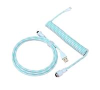 Limtula Mechanical Keyboards Cable Coiled Aviation TypeC to USB a Spring Wire Power Game Cord Game Cord