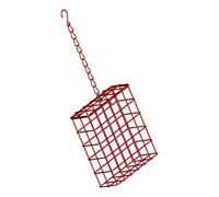 Limtula Metal Bird Feeder Bird Nesting Holder with Hanging Chain Protective Design for Outdoor Garden Use Nesting Holder