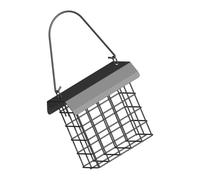 Limtula Metal Bird Feeder Bird Nesting Holder with Hanging Chain Protective Design for Outdoor Garden Use Nesting Holder