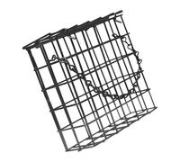 Limtula Metal Bird Feeder Bird Nesting Holder with Hanging Chain Protective Design for Outdoor Garden Use Nesting Holder