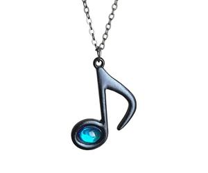 Limtula Minimal Jewelry Necklace Music Note Pendant Stainless Steel Fine