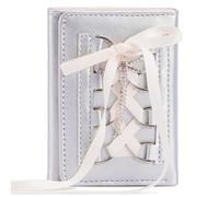 Limtula Modern Ballet Strap Ladies Wallet Card Holder Practical PU Leather Lightweight Coin Purse Daily Use Accessory Ballet Strap Wallet for Women