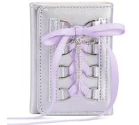 Limtula Modern Ballet Strap Ladies Wallet Card Holder Practical PU Leather Lightweight Coin Purse Daily Use Accessory Ballet Strap Wallet for Women