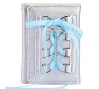 Limtula Modern Ballet Strap Ladies Wallet Card Holder Practical PU Leather Lightweight Coin Purse Daily Use Accessory Ballet Strap Wallet for Women