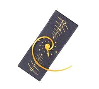 Limtula Modern Fibonaccis Clock with Spirals Pointers, Black gold