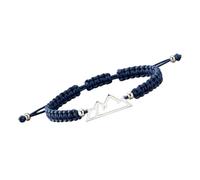 Limtula Modern Mountain Pendant Rope Stainless Steel Adjustable Wristband Accessory for Men Women Nature Inspired Mountain Pendant
