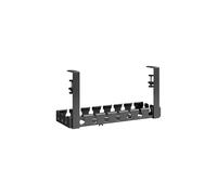 Limtula Modifiable Length Wire Organization Tray Under Desk Mount Space Saving Shih Tzus Multiple Devices Cable Tray Desk Storage Solution Management Management Rack Table Holder