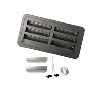 Limtula Motorhome Side Opening Vent Cover with Mesh Backing | Refrigerator Replacement Panel for Travel Trailer Exterior Care