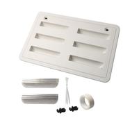 Limtula Motorhome Side Opening Vent Cover with Mesh Backing | Refrigerator Replacement Panel for Travel Trailer Exterior Care