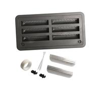 Limtula Motorhome Side Opening Vent Cover with Mesh Backing | Refrigerator Replacement Panel for Travel Trailer Exterior Care