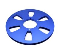 Limtula New 6 Hole Aluminum Reel with 1/4 10.5Inch Open Tape and Hub Disk for Professional Light Metal Reel for Recorders