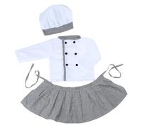 Limtula Newborn Cook Costume Hat Clothes Photoshooting Clothes Photo Props 0-9Month Baby Photo Clothing For Boys Girls Unisex Photography Accessories