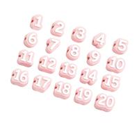 Limtula Numbered Pencil Sleeves 20 Piece Set for Homework Setup, B