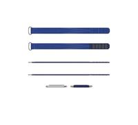 Limtula Nylon Wrist Strap for Hume Band Health Tracking Wristband, Blue | Soft Woven Texture Metal Hardware During Workouts