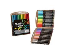 Limtula Of Assorted Color Glitters Gel Pen Acrylic Paint Markers with Smooth Inks Ideal for Artistic Drawing and Doodling Acrylic Paint Markers Pack of Glitters Art Drawing Pen Sparkles