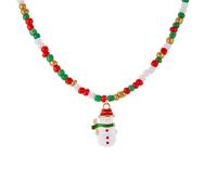 Limtula Ornament Pendant Necklace for Christmas Celebrations | Elegant Pendant Necklace Featuring Snowflake Charms for Christmas Jewelry Women ' s Holiday Exchange Event