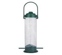 Limtula Outdoor Bird Feeder Metal Feeders Tube Hanging Suet Ball Mesh Feeding Tool for Outside Watchers Bird Feeder Metal Green Squirrel Proof Mesh
