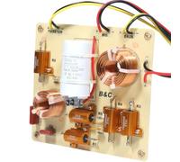 Limtula Passive Crossover Board for Stage Cabinets, 3 Way PCB Replacement Board with Attached Cables for Tweeter Bass Split and Cabinet Repair