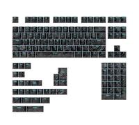 Limtula PBT Transparents Line Original Height Keycaps 135Keys Dye Subbed Shine Through Backlits keycapst for Mechanical Keyboards