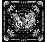 Limtula Pendulums Altars Table Cloth Square Shape Board Game Mat Oracles Divinations Cover Tarots Tablecloth Tarot Card Cover for Card Reading Altars Tablecloth