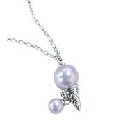 Limtula Perfect Present Ice Cream Shaped Pearls Necklace Romance Styles for Her Birthday Gift Fashion Jewelry Women Accessory Ice Cream Shaped Pearl Necklace