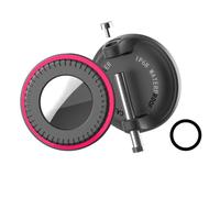 Limtula Pet Locator Mount for Finder Device for Dogs Cats, Red | Secure Collar Holder, Waterproof Hard Shell, Metal Pin Design