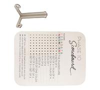 Limtula Phase 10 Scoreboard Round Trackers Board Light Weight Scoring Board Portable Game Wooden Phase 10 Score for Card Game Adults