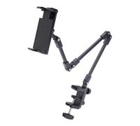 Limtula Phone and Tablet Holder Bed Mount Carbon Steel Long Arm Foldable Lazy Stand 360 Degree Rotatable for Phone Tablet Metal Stand with Clamp