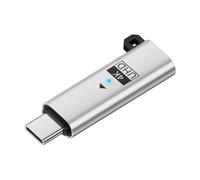 Limtula Plugs and Play USB C Not Sleep Tool Ghosty Display Emulators Keep Laptop Awake During Extended Work Keychains Computer Gadget